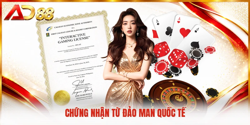 Chứng nhận từ đảo Man quốc tế